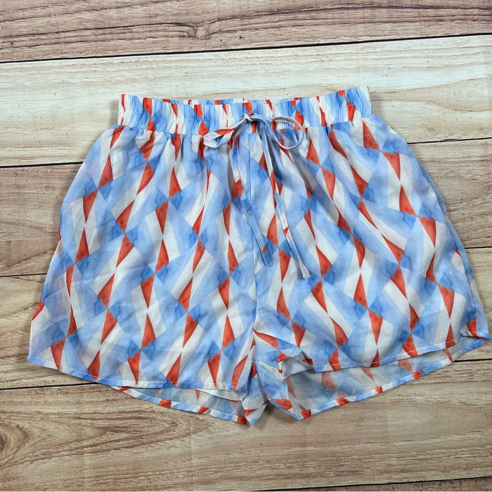 Lilys Kloset Geometric Pattern Lined Shorts Stretch Women’s‎ Size Small